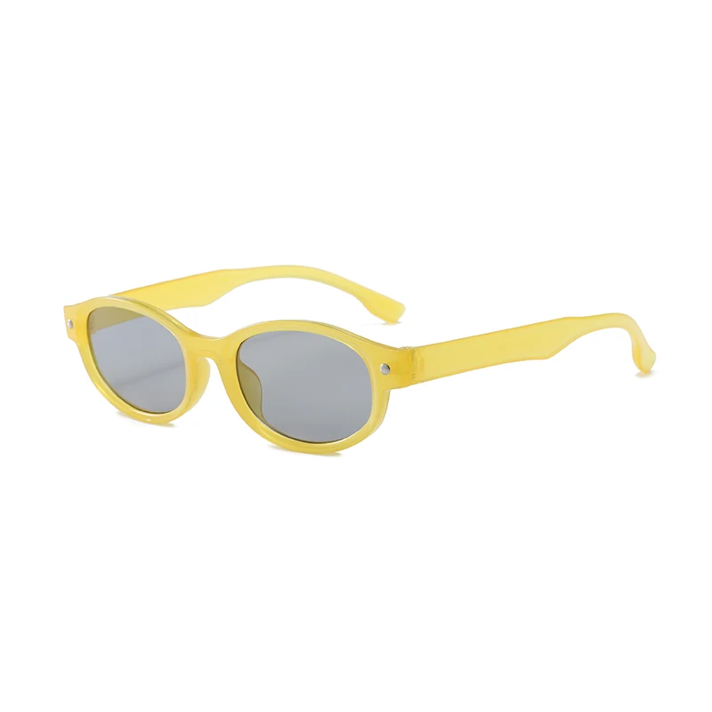 Children Small Oval Sunglasses Vintage UV400 Resistant Outdoor Cute Girl Boy Fashion Glasses Protection Classic Kids Sunglasses
