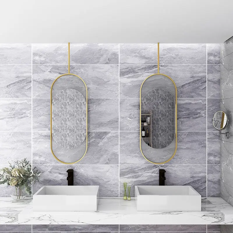 กระจกแต่งหน้าแบบเต็มตัว ของตกแต่งบ้าน กระจกติดผนัง ของตกแต่งห้องนอน ของตกแต่งห้องน้ำ ศิลปะตกแต่งผนัง ของตกแต่งบ้าน 1