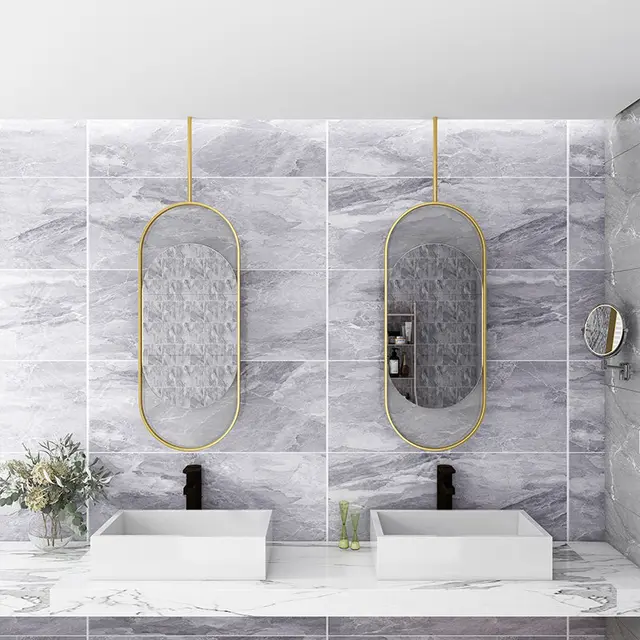 กระจกแต่งหน้าแบบเต็มตัว ของตกแต่งบ้าน กระจกติดผนัง ของตกแต่งห้องนอน ของตกแต่งห้องน้ำ ศิลปะตกแต่งผนัง ของตกแต่งบ้าน 1