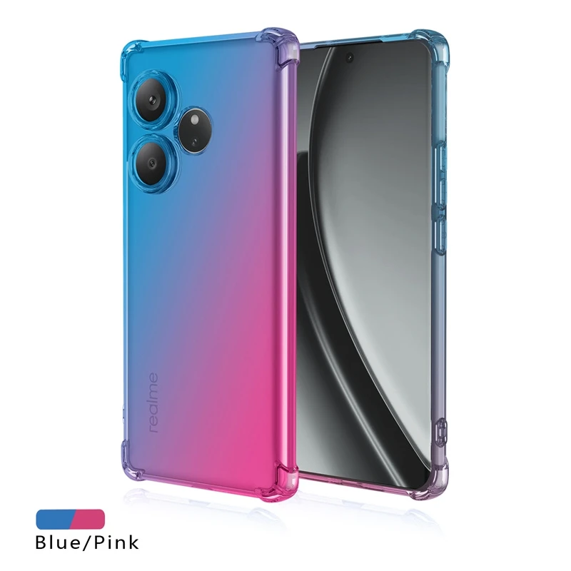 Four-Corners Shockproof Gradient TPU Protective Phone Case
