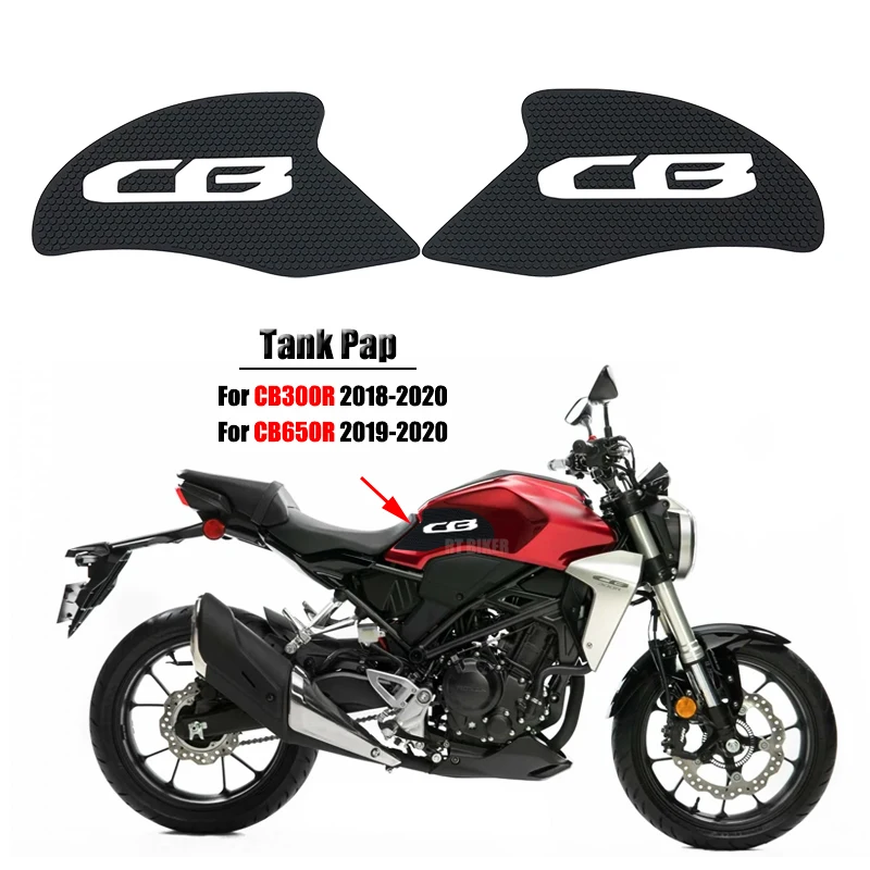 

For Honda CB300R CB650R CB 300R 650R 2018 2019 2020 Anti Slip Tank Pad Sticker Gas Knee Grip Traction Side Pad Decal Protector