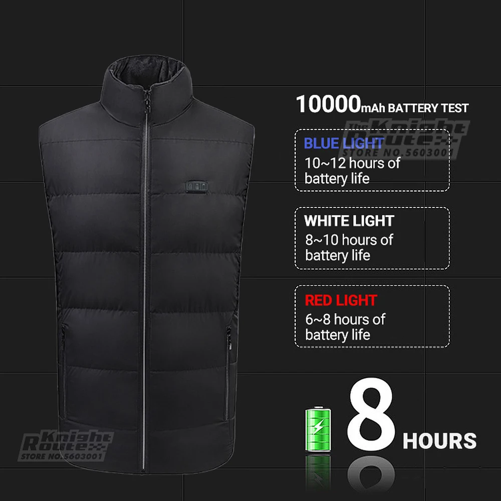 Men's 21Areas Heated Jacket USB Winter Outdoor Electric Heated Jacket Warm Thermal Clothing Cotton