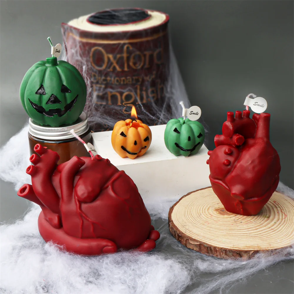 Zayookey – 2 Stampi In Silicone A Forma Di Zucca Per Resina Epossidica – Decorazioni Halloween Fai Da Te