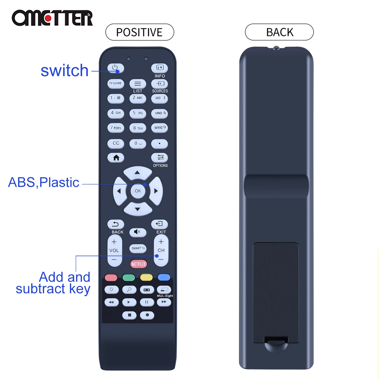 Télécommande neuve d'origine RC2174303/01B pour TV HATHW@Y HATHWAY RC217430301B
