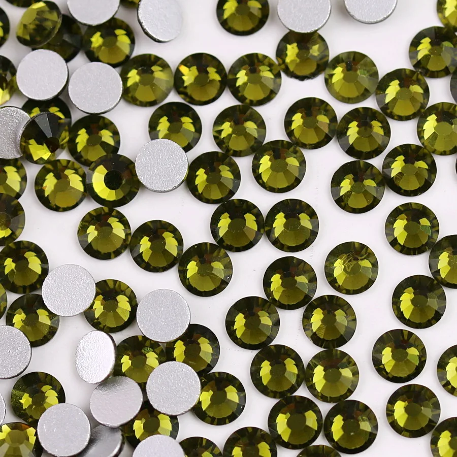 Elegant Assortment of Colorful Glass Crystal Flatback Rhinestones for DIY Nail Art and Crafts