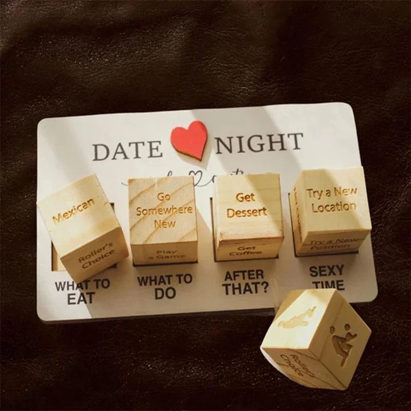 

Game Dice Take Out Dices Couples Date Adult Games Decision Dice Funny Anniversary Date Wife Husband Honeymoon Wooden Gifts