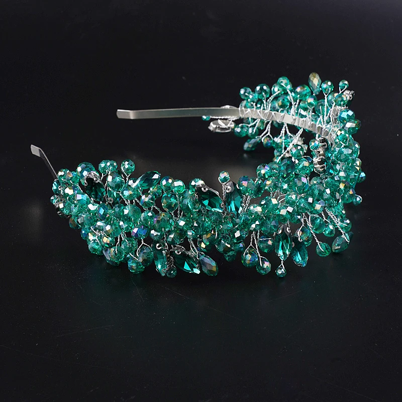 Bridal Hair Accessories Handmade Wedding Bride Tiaras Crowns Headband For Women