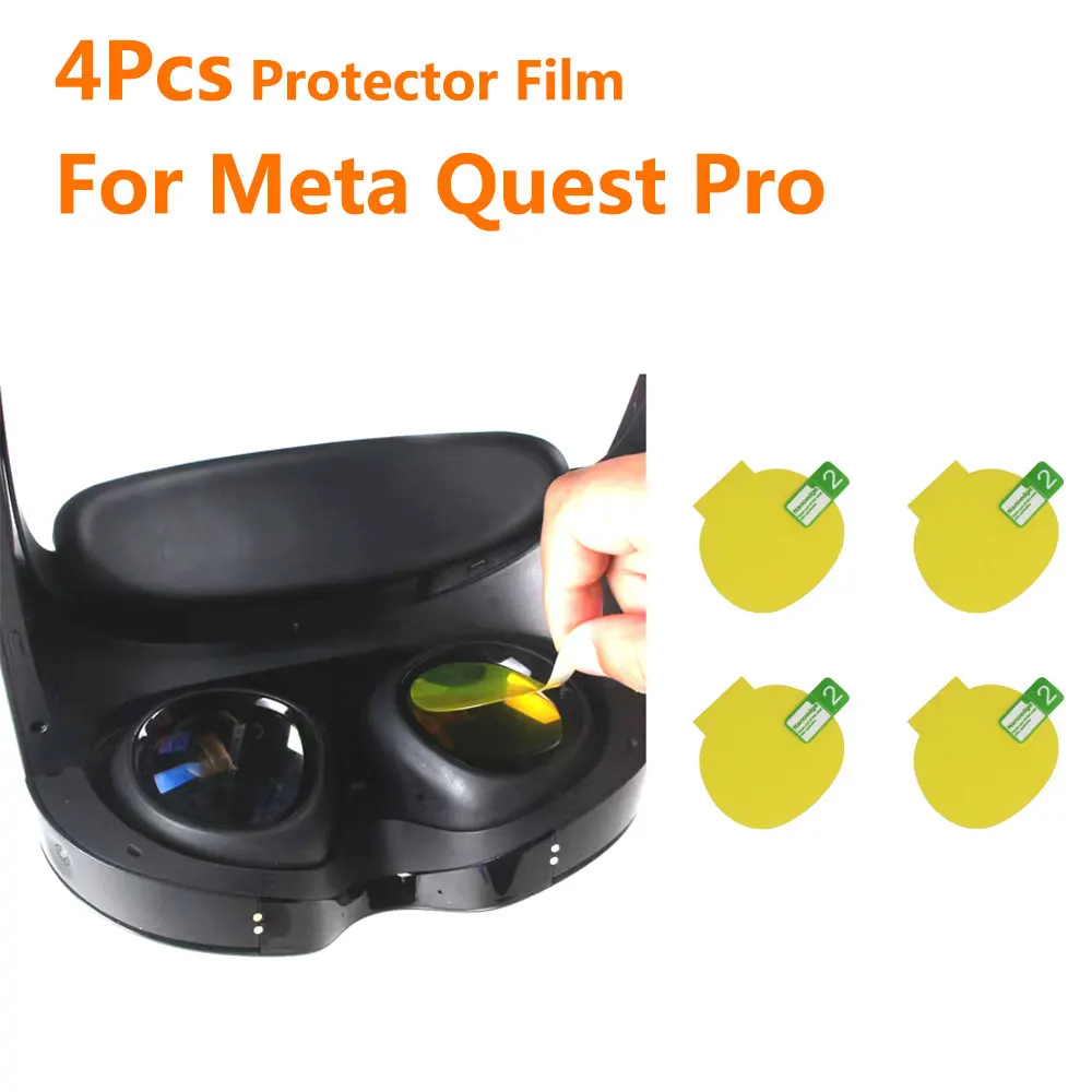 Objektiv Film VR Display-schutzfolien für Meta Quest Pro Film Headset Helm  Anti Scratch Objektiv Protector Abdeckung VR Gläser - AliExpress