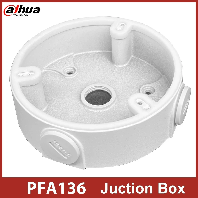 

Dahua PFA136 Water-proof Junction Box DH-PFA136 Bracket Camera Mount Stand for CCTV Accessories Dome IP Camera IPC-HDBW4831E-ASE