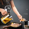 GIANXI Glass Oil Filter Kitchen Seasoning Tank Oil Tank Impurity Separator Fine Mesh Oil Filter Container Cooking Tool 2