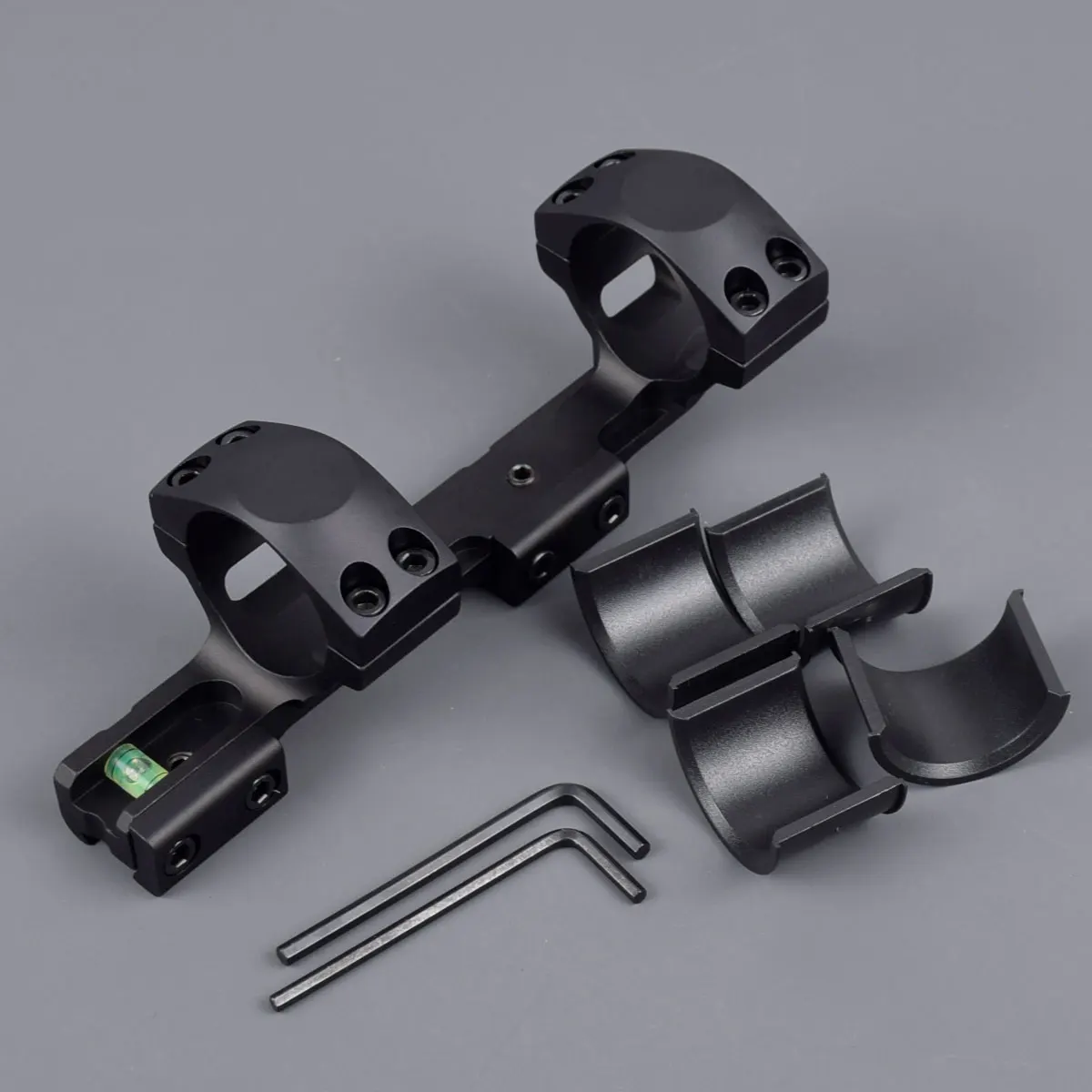 Tactical Riflescope 25.4mm 30mm QD Rings Low Profile Mount With Bubble Level For Sauer 200 STR CZ452 CZ512 11mm Dovetail Rail