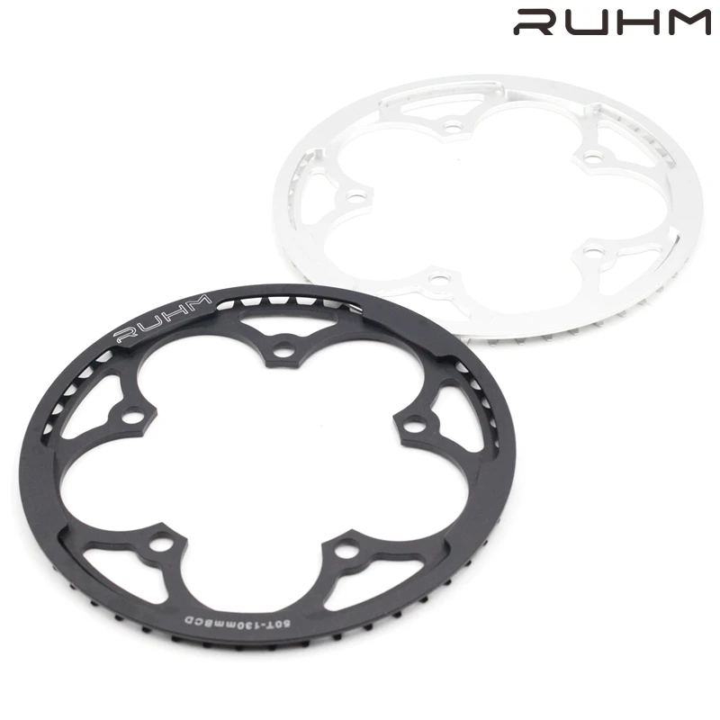 

Ruhm For Brompton Folding Bicycle Tooth Disc 50t With Protective Disc BCD130 Disc Tooth Disc CNC Bicycle Parts Aluminum Alloy