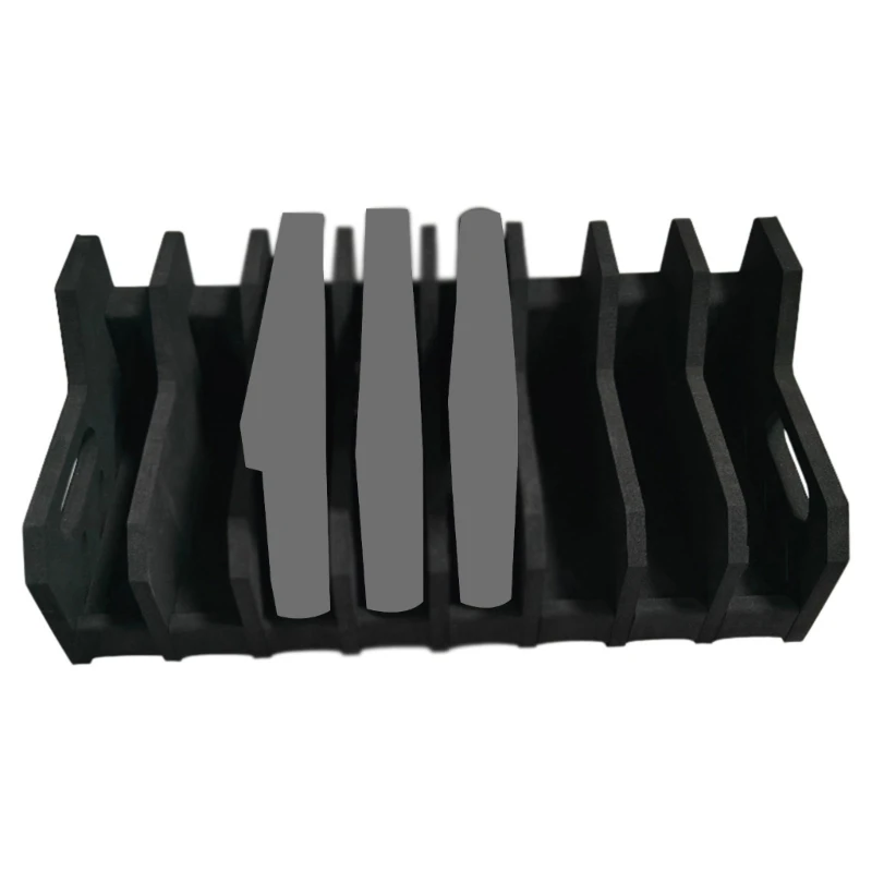 Compact EVA Foam Revólver Armazenamento Rack, Universal Protective Holsters, Display Stand, organizadores do armário, 8 Slots