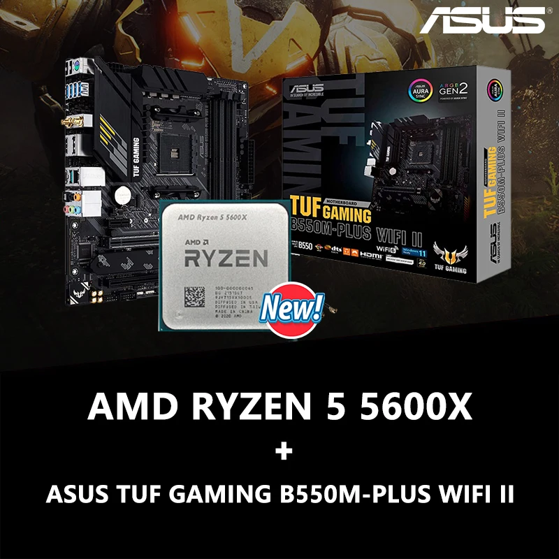 AMD Ryzen5 5600X & ASUS ROG STRIX B550-A GAMINGセット