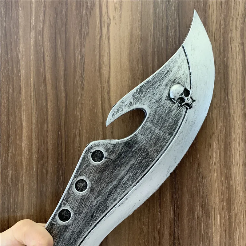 53cm Cosplay Thunder Knife War Beast Sacrifice Knife Sword Prop Weapon Role Playing Cos Pirate Ghost Knife PU Weapon Model Toy 6