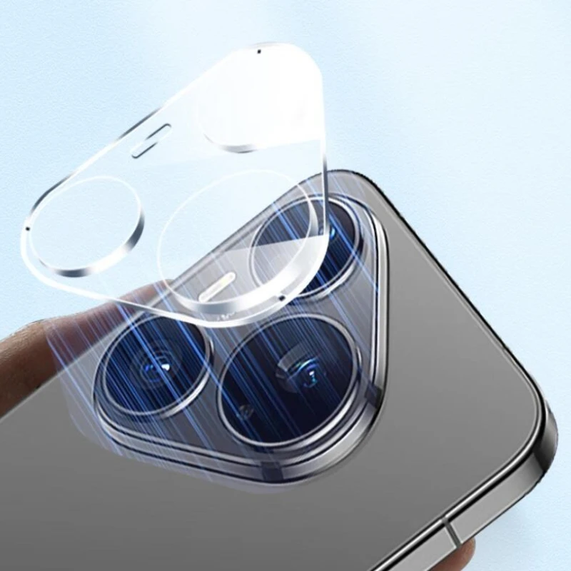 Premium 3D Camera Lens Protector with Tempered Glass Film and Screen Guard