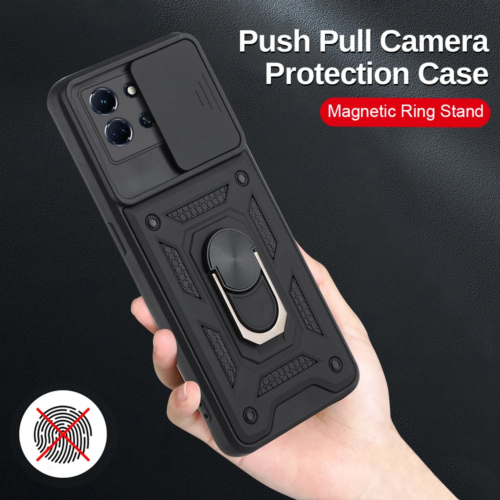Per Infinix Note 30 5G Custodia Funzione Di Aspirazione Magnetica Push Window Phone Shell Per Infinix Note 30 5G 30 Note Infiniti Con Staffa