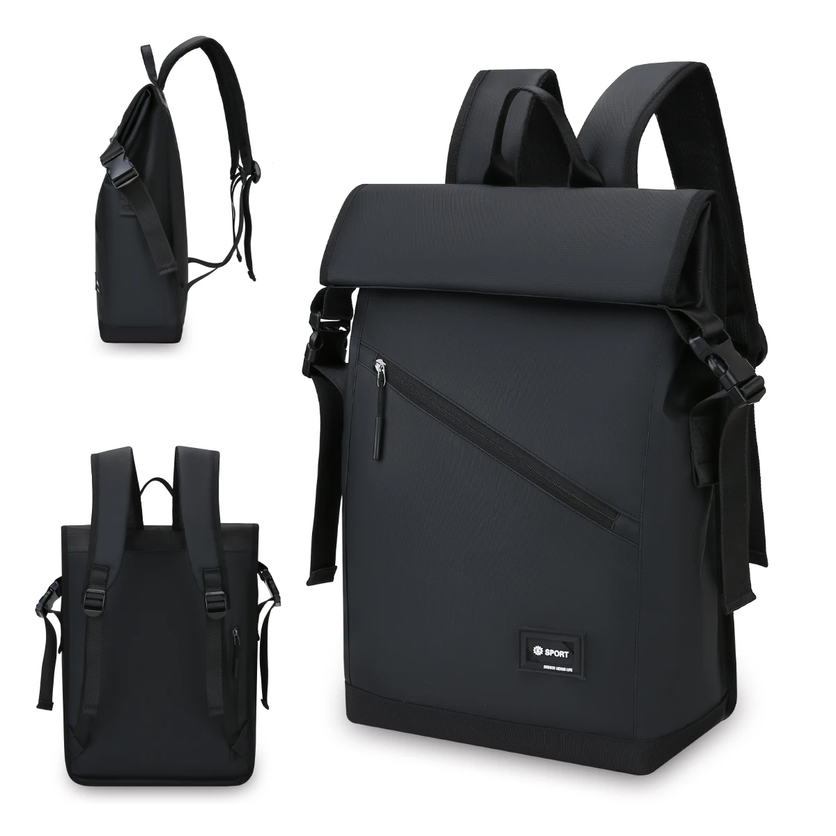 Travel Backpack Men's 2025 New Large-Capacity Commuter Computer Bag Short-Distance Business Trip College Student Bag Female Boarding Business Meeting