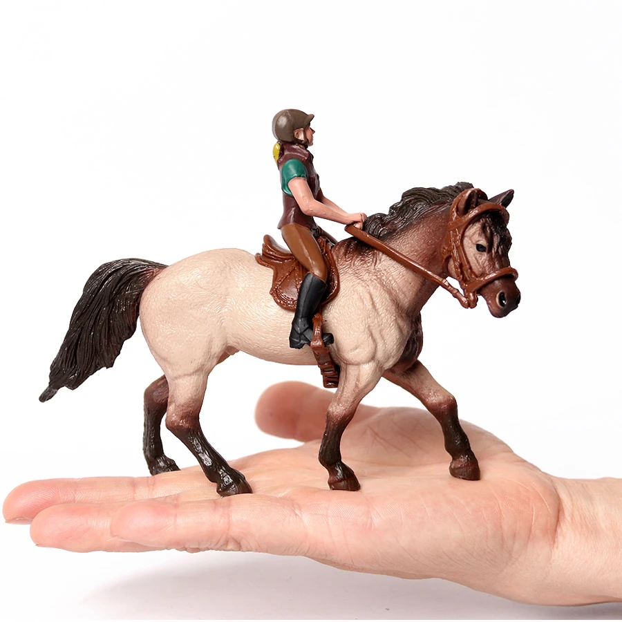 Horse Playset Animal Figurines - Equestrian Adventure Toy Set