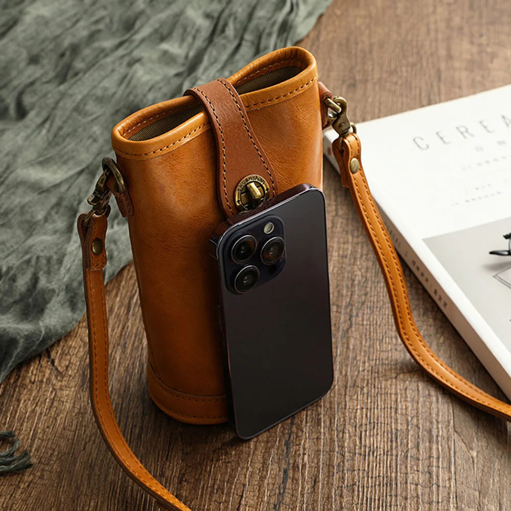 Quality Genuine Leather Crossbody Bag for Women Small Cow Skin Shoulder Fashion Phone Purse Female Promotion 4