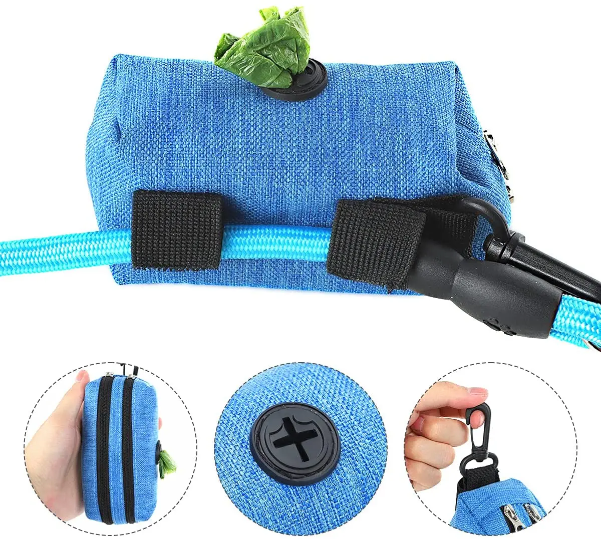 Pet Dog Poop Bag Dispenser Storage Bag Dog Products Pet Waste Bags Carrier Walking Accessories Cleaning Supplies dog poop bag dispenser