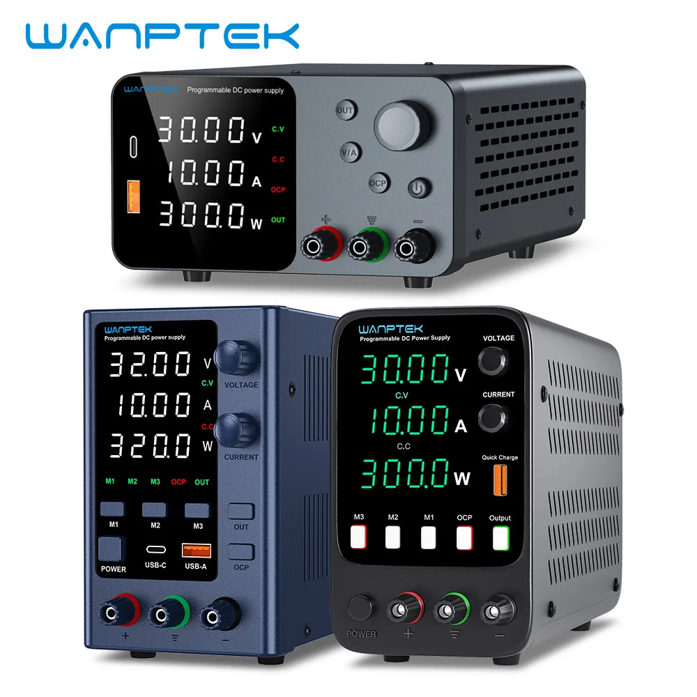 30V 10A DC Power Supply Adjustable Digit Display Mini Lab Power ...