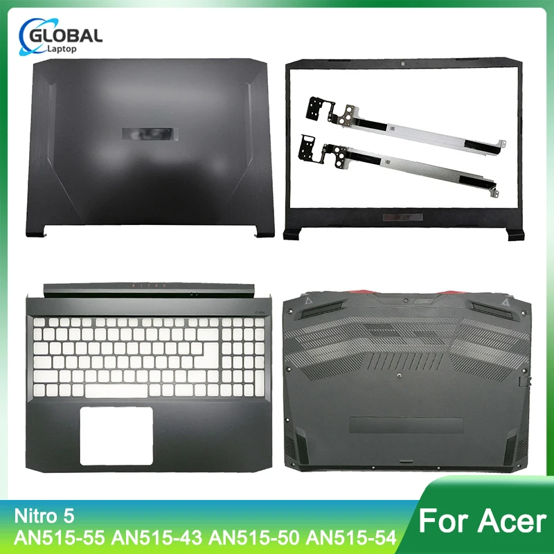 

New Laptop Case for Acer Nitro 5 AN515-55 AN515-43 AN515-50 AN515-54 LCD Back Cover/Front Bezel/Hinges/Palmrest/Bottom Case