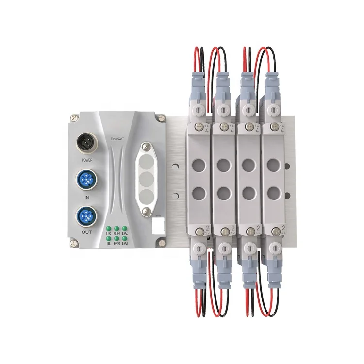 

24 положения, воздушный клапан автобуса, остров, пневматический соленоид с двойной катушкой, клемма клапана полевой шины для FESTO SMC CKD AIRTAC
