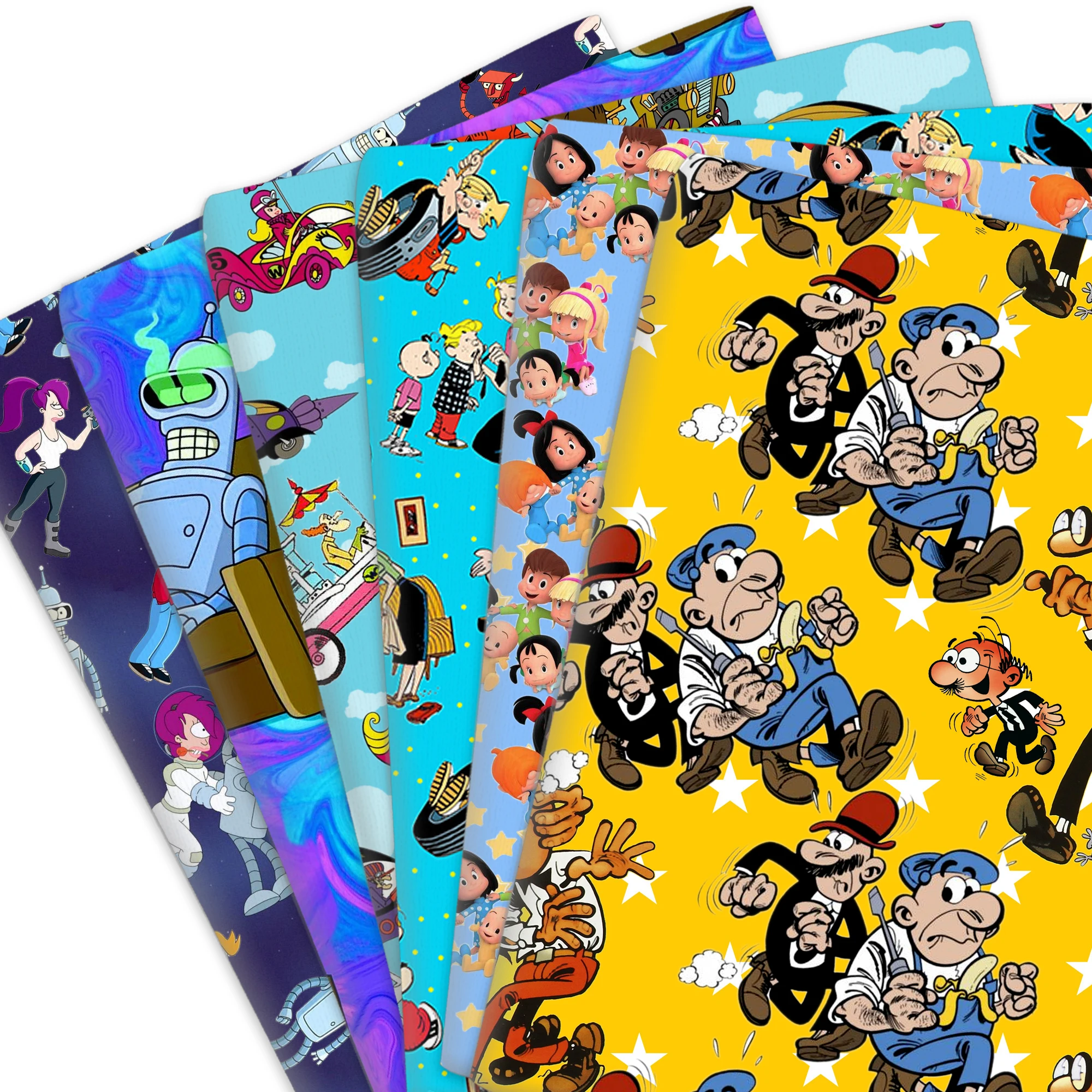 Cartoon100PureCottonOrPolyesterCottonMaterialPatchworkSewing