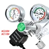 Aquarium DIYCO2 regulator Solenoid Bubble Counter CO2 control system reaction waterproof fish tank CO2 Pressure reducing valve 5
