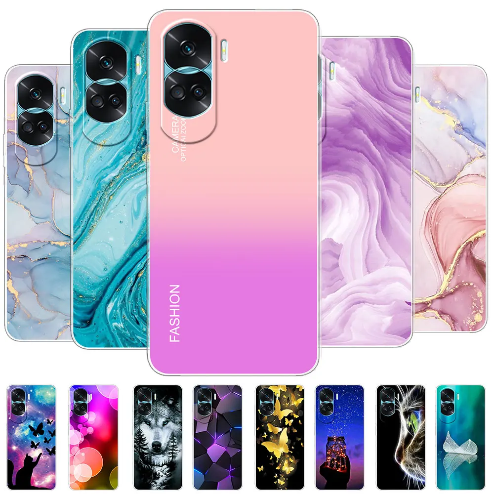 Per Honor 90 Lite Custodia Per Honor 90 Pro Fundas Custodia Protettiva In Silicone Morbido Trasparente Per Huawei Per Honor 90 Bumper Coque