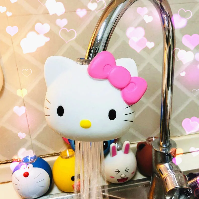 

Смеситель Kawaii Hello Kitty Tap клапан водяного фильтра мультяшный Кот фильтр для смесителя с защитой от брызг фильтр для смесителя Кухонные гаджеты