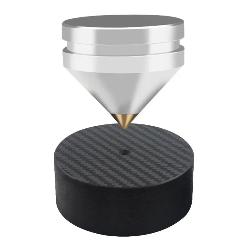 

Carbon Fiber Shock-Absorbing Foot Studs Hifi Speaker Foot Pads Power Amplifier CD-Bookshelf Box Gaskets