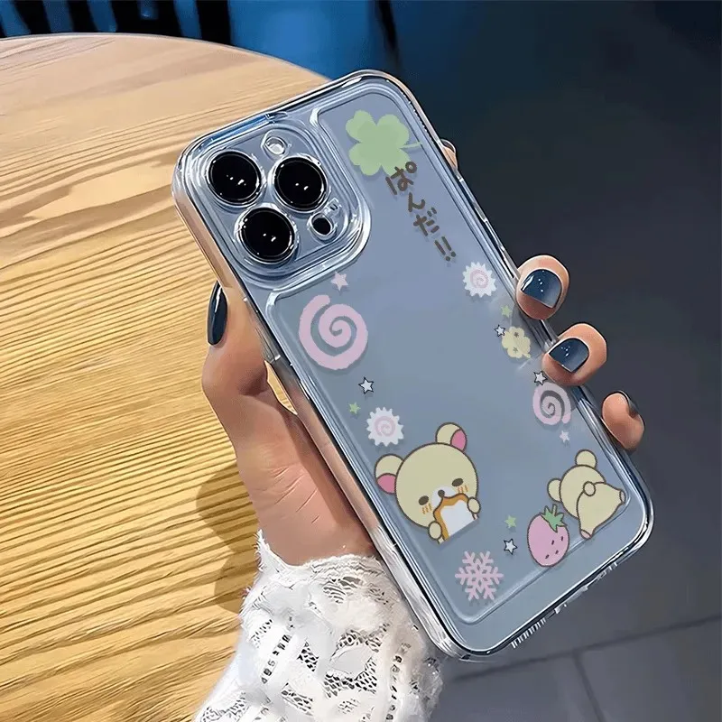 Creative Strawberry Kawaii Bear Cartoon Phone Case