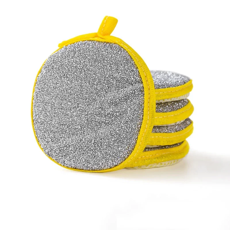 Car Wash Cleaning Brush Double Sides Cleaning Sponge Pan Pot Dish Clean Sponge Household Cleaning Tools Dishwashing Brushes 5