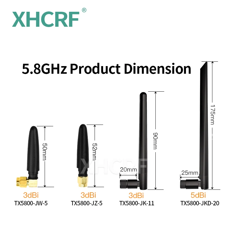 5.8 GHz Router Antenna Wifi Mini 5.8GHz FPV Foldable Antennas SMA Male for UAV Wireless Module Motherboard Aerial Right Angle