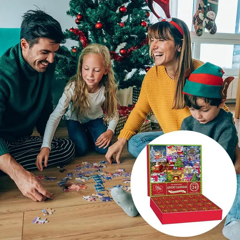 

1008 шт., Детский пазл с календарём и обратным отсчетом