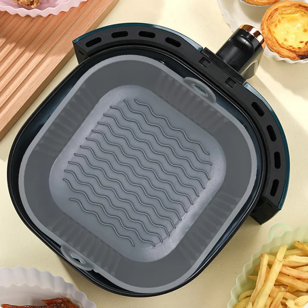 

Fryer Bakeware Easy Cleaning Air Fryer Baking Liner Nonstick Air Fryer Liners Basket Multifunctional for Kitchen Gadgets