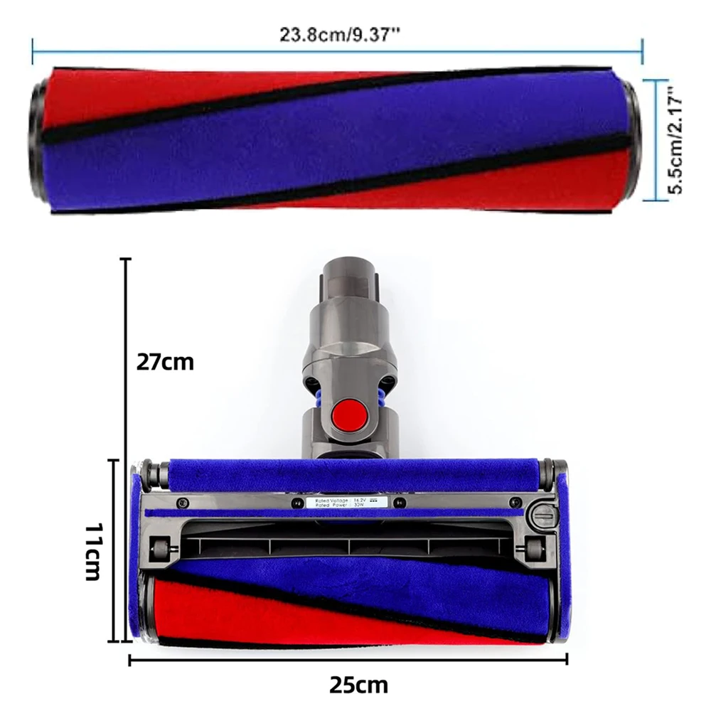 Motorized Floor Brush Head Replacement for Handheld Vacuum Cleaner