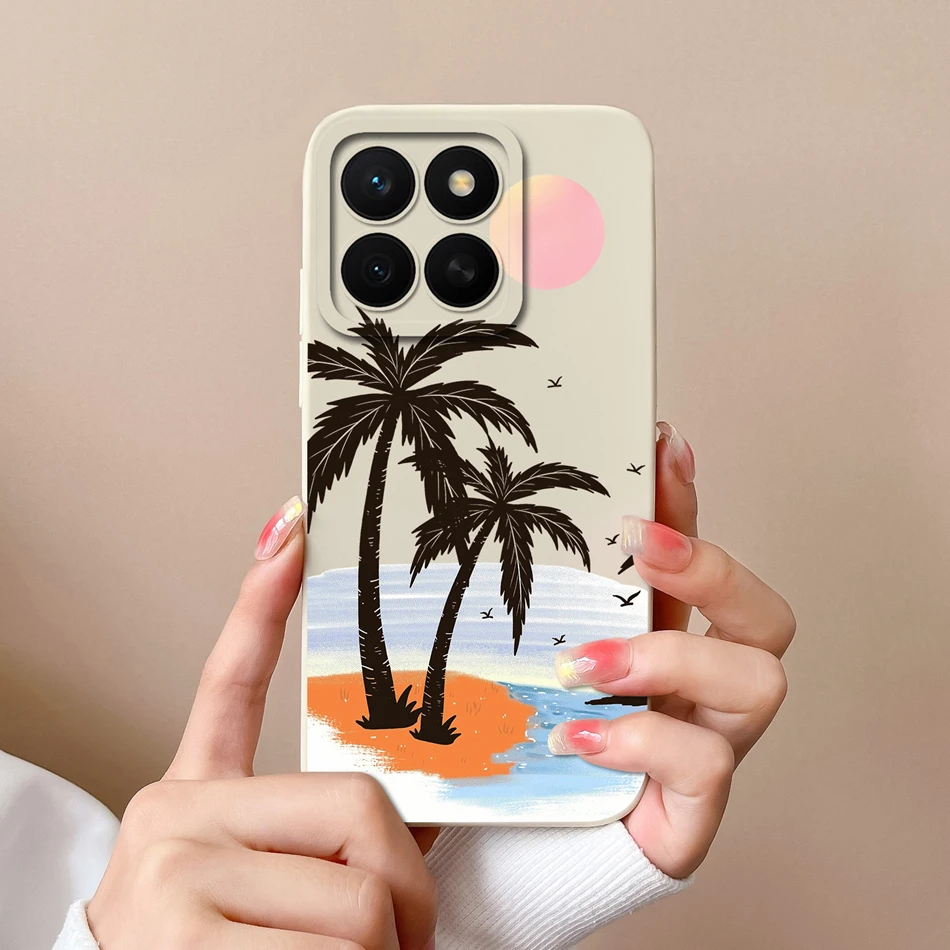 Sleek Liquid Silicone Protective Phone Case with Camera Guard and Drop Protection