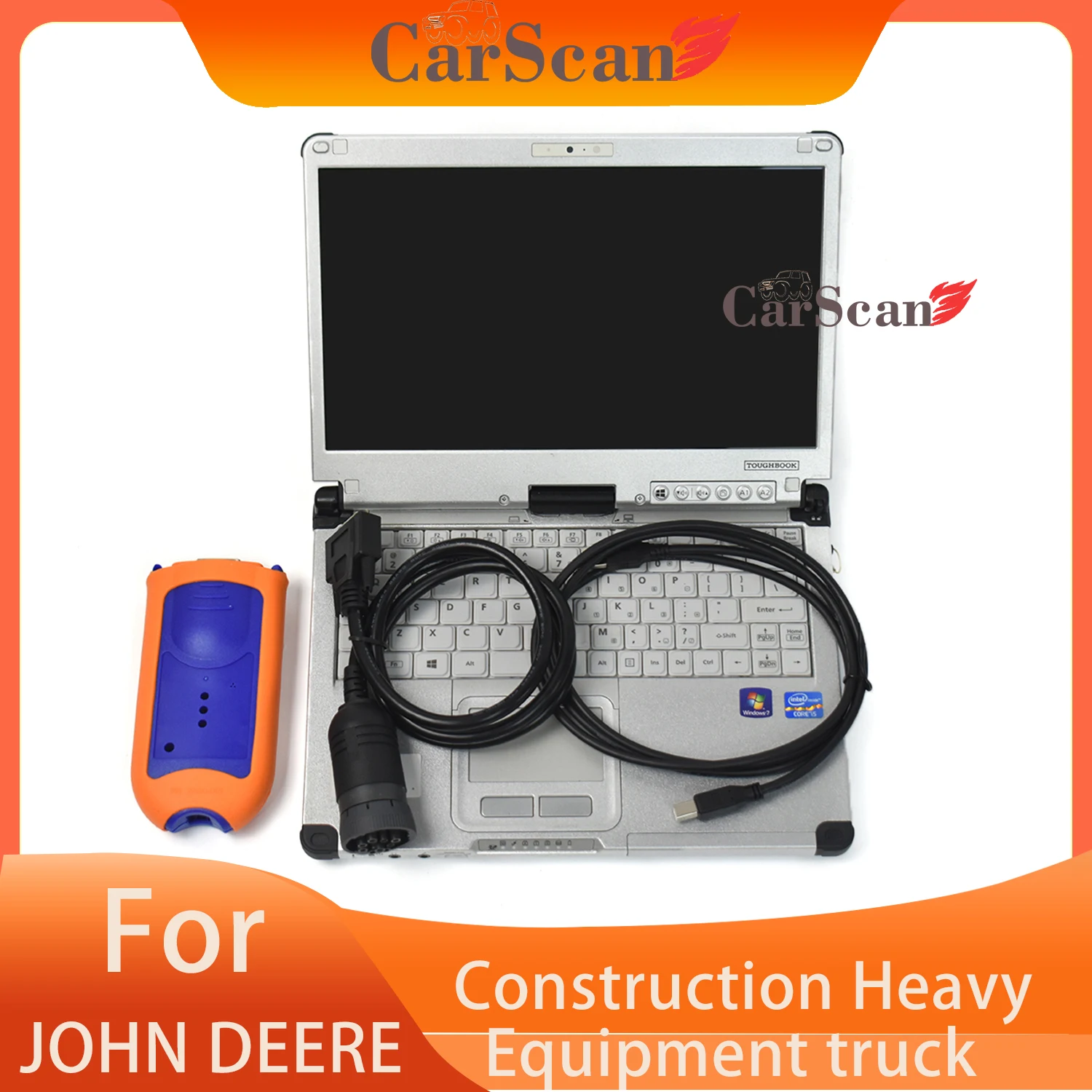 

V5.3AG+5.3CF For JOHN-DEE-RE EDL V2 EDLSCAN Electronic Data Link Diagnostic Adapter Construction Agriculture Engine AD-VISOR