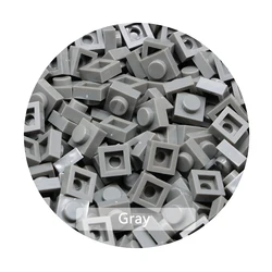 DIY Pixel Painting Toy Building Blocks - Halloween & Christmas Gift Set (Thin 1x1 Bricks) - 550pcs (053Gray)