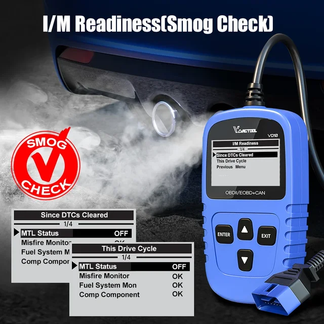 2025 VDIAGTOOL VD10 OBD2 Scanner With I/M Readiness Professional OBDII Diagnostic Code Reader Tools For Check Engine Light 4