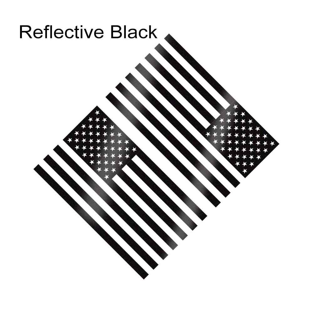 2pcs דגל ויניל מדבקות ויניל דגל אמריקאי מדקל עבור רכב משאיות רכב חלונות צד דלת גוף פגושים ניידים עיצוב אביזרים