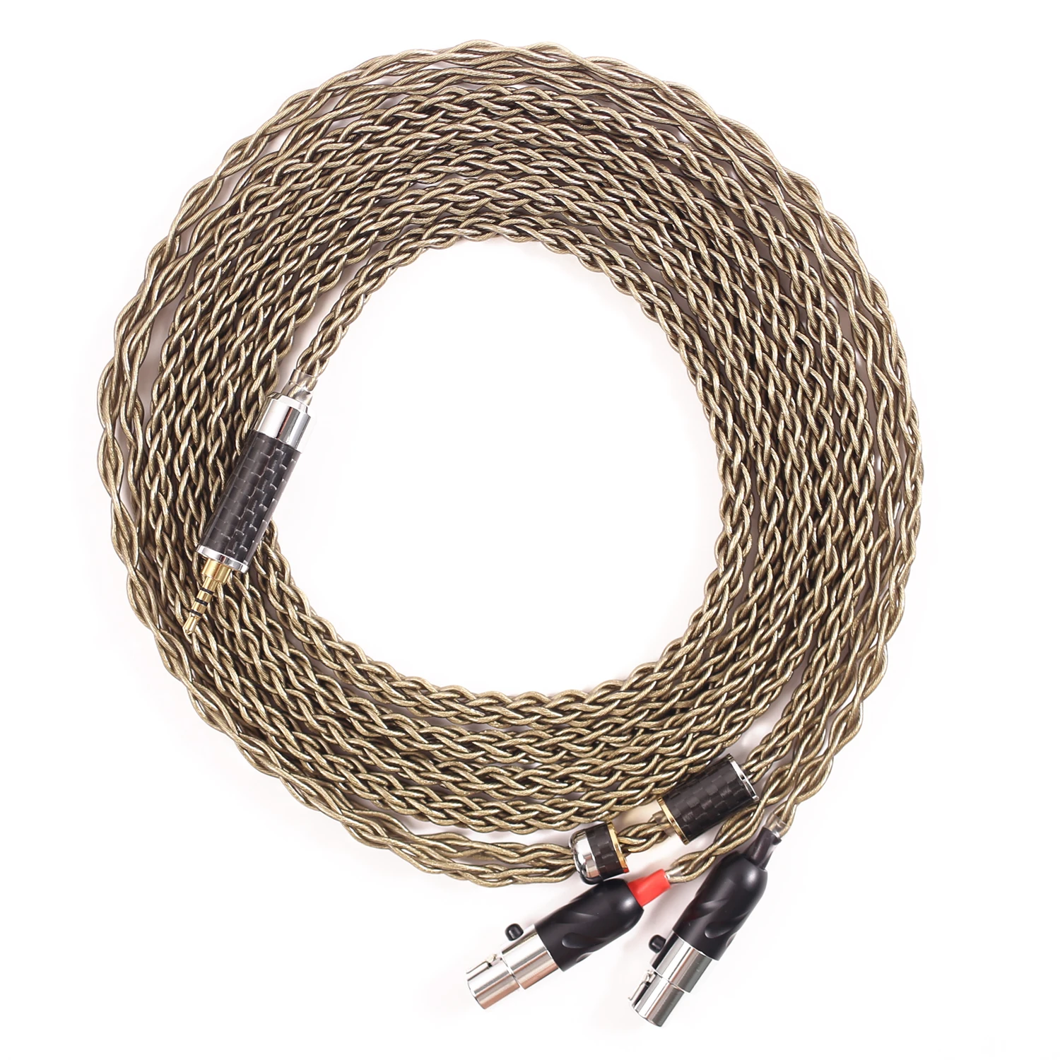 Syrnarn 6N Cavo Per Cuffie In Rame A Cristallo Singolo Aggiornamento Bilanciato Spina Xlr 4.4 Per Audeze Lcd-X Lcd-Xc Lcd2 Lcd3 Lcd4 Lc5 Lcd24