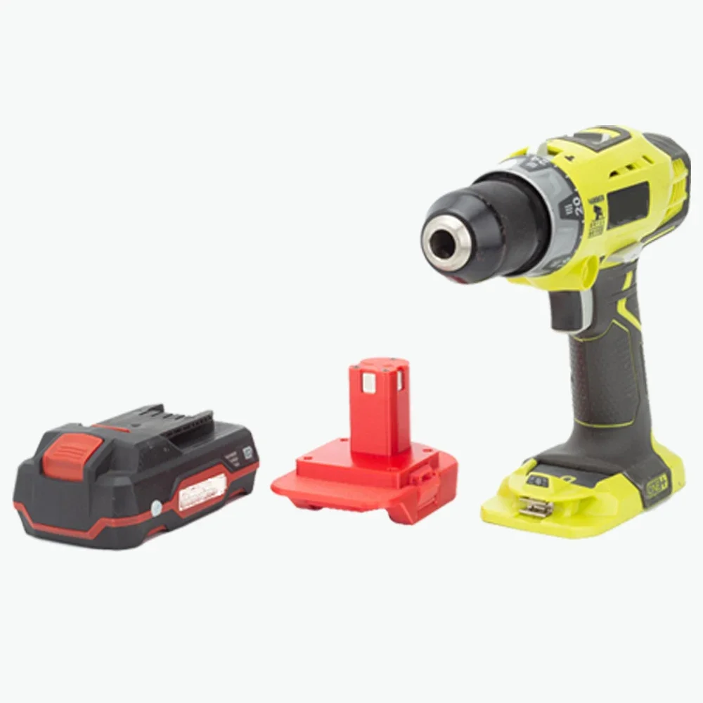 Per Lidl Parkside X20V Team To Roybi One + Adattatore Convertitore Batteria Agli Ioni Di Litio Per Utensili Elettrici-Accessori Batteria Per Utensili