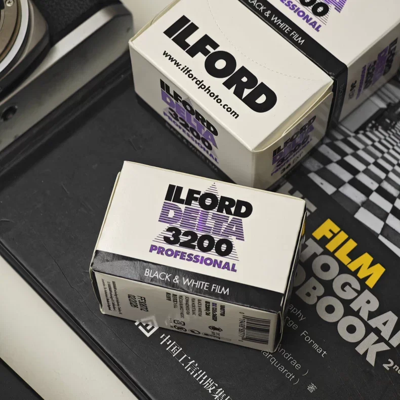ILFORD Delta3200 135 35mm Film British Black And White Original 1-10 Rolls For Kodak 135 Film Camera M35 H35 (Expiry Date: 2026)