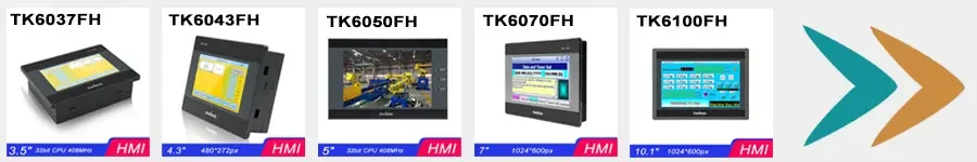 Description Picture 2 of itemCoolmay Hmi Display Screen Panel 7 Inch TK6070FH 1024*600px Human Machine Interface Display Calendar Support Sealed in Box
