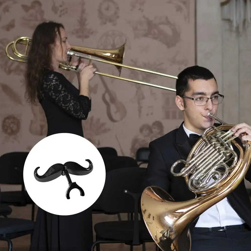 Description Picture 3 of itemClip On Mustache For Trombone 2PCS Large Shank Mouthpieces Mustache Humorous Euphonium Accessory Multipurpose Trombone Gear
