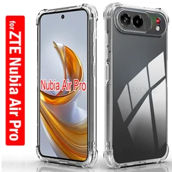 Transparent Shockproof TPU Phone Cover with Reinforced Corners for Nubia Air Pro 5G (Clear)